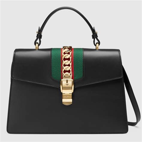 gucci sylvie top handle bag